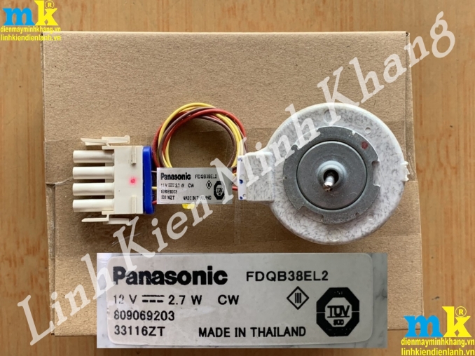 ( SP1235 ) Quạt Đúc Tròn 3 Dây (  Đỏ Vàng Nâu ) Tủ Lạnh Electrolux 
